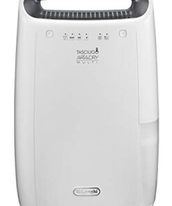 DeLonghi 0148512201 De'Longhi DEX212F Dehumidifier, White, 300 W, 12 liters