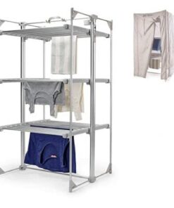 Dry:Soon Deluxe 3-Tier Heated Clothes Airer & Cover Pack