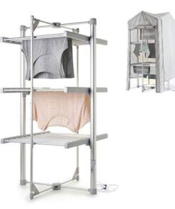 Dry:Soon Mini 3-Tier Heated Clothes Airer and Cover Offer Bundle