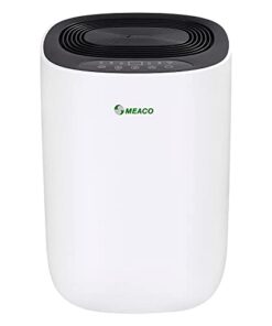 Meaco MeacoDry ABC Dehumidifier (Black) 12L - Ultra Quiet Dehumidifier