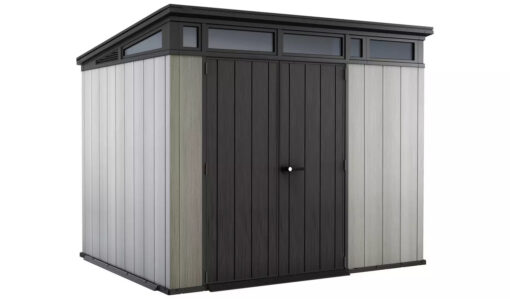 Keter Artisan 9 x 7ft Double Door Pent Outdoor Plastic Garden Shed