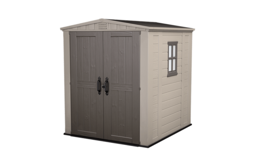 Keter Factor Garden Storage Shed 6X6 ft - Brown - Image 2