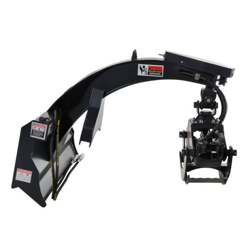 50" Skid Steer Rotary Log Grapple, 360° Rotation, 12V Solenoid Control Valve, 3000 Lbs Capacity