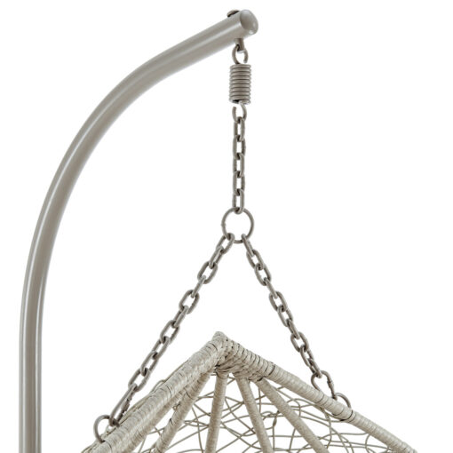 Deneb Light Grey Indoor Outdoor Double Hanging Chair - Image 8