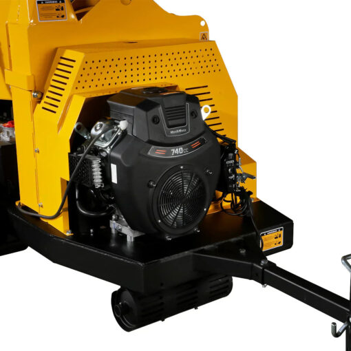 25hp 740cc Twin Cylinder Gas Engine with 6” Hydraulic Feeding Commercial-Grade Wood Chipper-Model DCH6