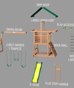 Backyard Discovery McKinley Mount Swing Set