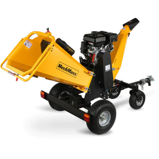 110804deposit 6 inch E-start Kohler 429cc 14hp Gas Powered 4 - Wheel Drum Wood chipper with Taillight; Model B150