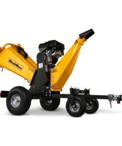 6 inch E-start Rato 420cc 15hp Gas Powered 4 - Wheel Drum Wood chipper with Taillight; Model B150