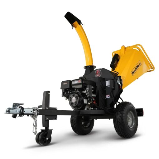 5 inch E-start Rato 420cc  15hp Gasoline Engine Powered Disc Wood Chipper with Taillight; Model P4205