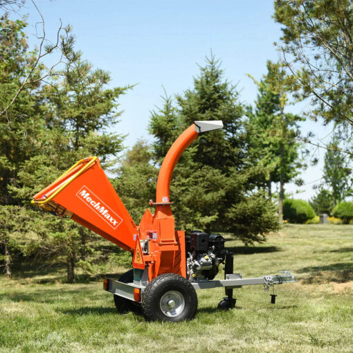 5 inch E-stat B&S VANGUARD 408cc  14hp Gasoline Engine Powered Disc Wood Chipper with Taillight; Model P4205